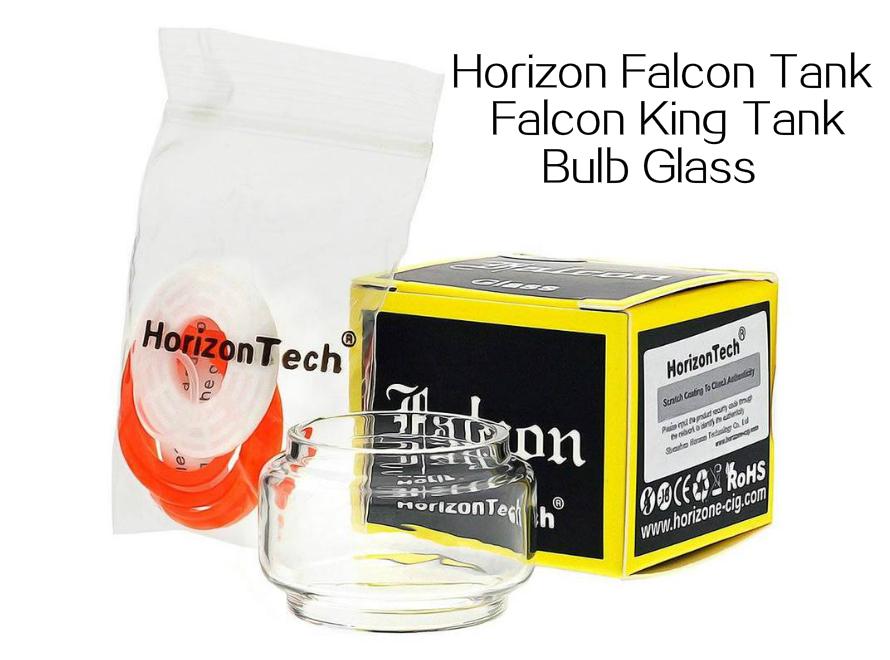7mL Bulb Pyrex Glass Tube for Horizon Falcon/Falcon King Tank - Black Coral